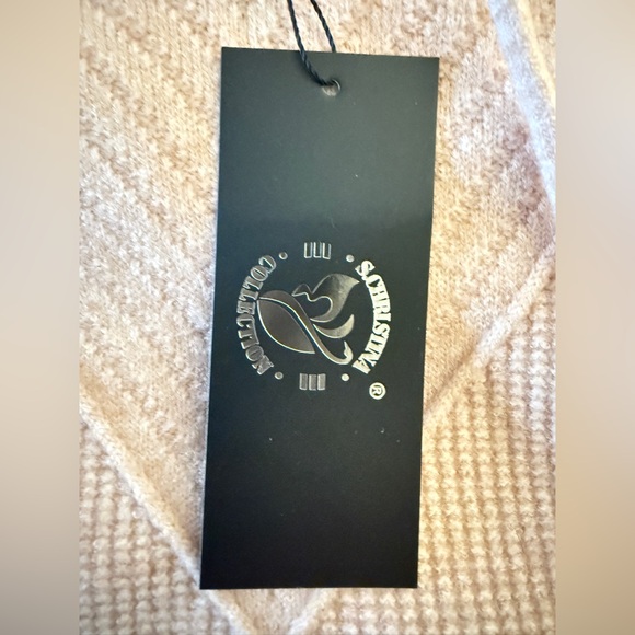 NWT Pink Cristina Cashmere Hoodie Sweater!  Thick soft cozy cashmere! L/XL - Picture 5 of 10